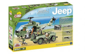 Jeep Willys MB with Helicopter