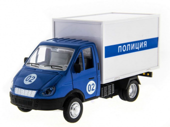 Машина ''АВТОПАНОРАМА'' ГАЗель (полиция) 1/28, в/к 24*14*12 см