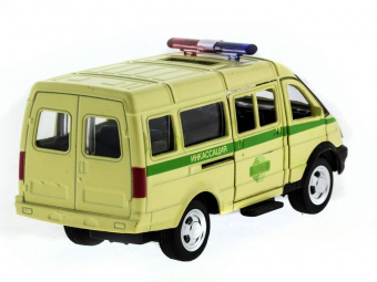 Машина ''АВТОПАНОРАМА'' инерц. ГАЗель (инкасация) 1/50, в/к 14,5*8*5,5 см