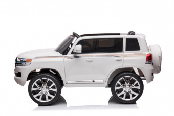 Детский электромобиль Toyota Land Cruiser (12V, пульт управления) Белый