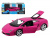 Машина ''АВТОПАНОРАМА'' Lamborghini Gallardo, розовый, 1/24, свет, звук, в/к 24,5*12,5*10,5 см
