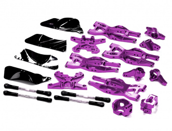 Комплект подвески (фиолет) HPI 1/10 Bullet MT & Bullet ST