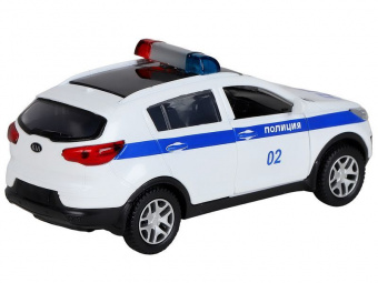 Машина АВТОПАНОРАМА KIA SPORTAGE R, Полиция, 1/39, инерция, откр. двери, в/к 17,5*12,5*6,5 см