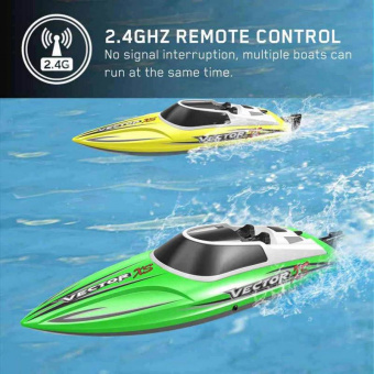 Радиоуправляемый катер Volantex RC 797-4 Vector S синий Brushless 2.4G LiPo RTR