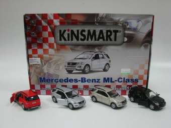 Машина Kinsmart ''MERCEDES-BENZ ML'' инерция (1/12шт.) 1:36 б/к