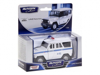 Машина Autotime ''UAZ HUNTER'' полиция 1:36