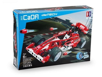 Конструктор CADA deTech гоночный автомобиль F1 совместим с C52017W, инерционный (144 детали)
