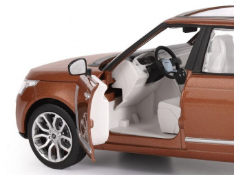 Машина ''АВТОПАНОРАМА'' Range Rover, оранжевый, 1/26, свет, звук, в/к 24,5*12,5*10,5 см