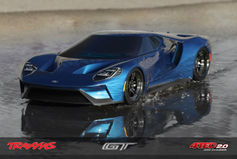 Радиоуправляемая машина TRAXXAS Ford GT 1:10 4WD Красная