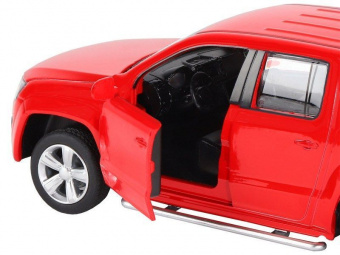Машина ''АВТОПАНОРАМА'' Volkswagen Amarok, красный, 1/30, свет, звук, инерция, в/к 20*10*11 см