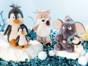 Мягкая игрушка NICI Слон, брелок 10 см
