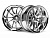 Диски туринг 1/10 - WORK XSA 02C / 26mm / CHROME (вынос 9mm) 2шт