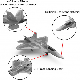 Самолет Volantex 761-7 F-22 RTF