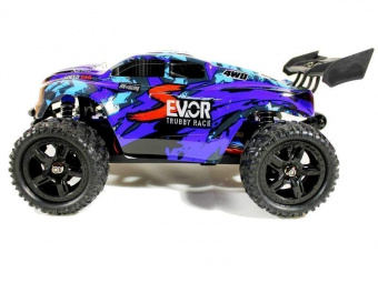 Радиоуправляемая трагги Remo Hobby S EVO-R Brushless (синяя) 4WD 2.4G 1/16 RTR