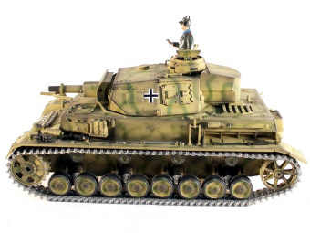 Радиоуправляемый танк Taigen 1:16 Dak PZ.Kpfw. IV Ausf. F-1 Pro 2.4 Ghz (пневмо)