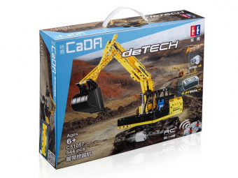 Р/У конструктор CADA deTech гусенечный экскаватор (544 детали)