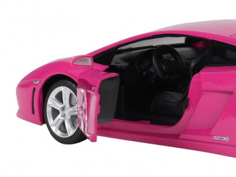 Машина ''АВТОПАНОРАМА'' Lamborghini Gallardo, розовый, 1/24, свет, звук, в/к 24,5*12,5*10,5 см