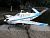 Радиоуправляемый самолет Top RC ST Beechcraft Bonanza V35 голубой 1280мм (шасси) PNP