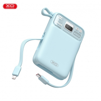 Power Bank для мобильных устройств мощностью 22,5 Вт (Lightning, TYPE-C) 10 000 мАч PR243 Синий