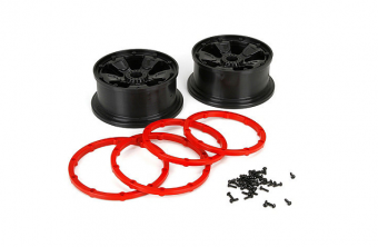 Диски колесные, черные (2шт), Losi DB XL