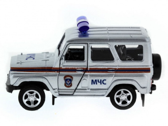 Машина ''АВТОПАНОРАМА'' инерц. УАЗ-469 (МЧС) 1/50, в/к 12*7*5,5 см