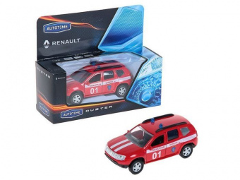Машина Autotime ''RENAULT DUSTER'' пожарная охрана 1:38