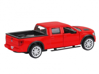 Машина АВТОПАНОРАМА Ford F-150 SVT Raptor-2, красный, 1/52, инерция, в/к 17,5*12,5*6,5 см