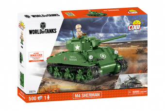 Конструктор COBI Танк M4 Sherman (Шерман) COBI-3007A