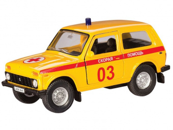 Машина Autotime ''LADA 4x4'' скорая помощь 1:36
