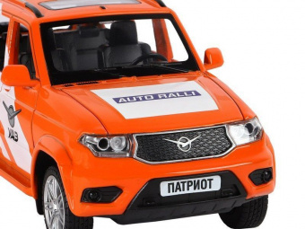 Машина ''АВТОПАНОРАМА'' УАЗ PATRIOT RALLY, 1/26, свет, звук, инерция, в/к 24,5*12,5*10,5 см