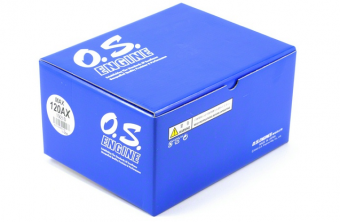 Двигатель внутреннего сгорания O.S. MAX 120AX 1.20 Glow Engine w/Muffler (самолётный)