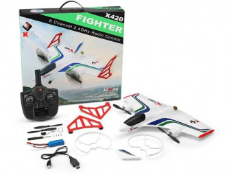 Р/У самолет XK Innovation X420 420мм 3D EPP 2.4G 6-ch LiPo Gyro RTF