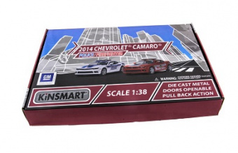Машинка Kinsmart Chevrolet Camaro 2014 Police/Fire 1:38 инерционная