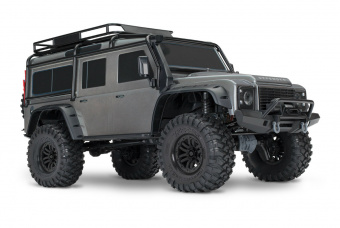 Радиоуправляемая модель TRAXXAS TRX-4 1:10 Land Rover 4WD Scale and Trail Crawler Серебристый