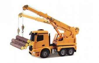 Радиоуправляемый кран Mercedes-Benz Antos Crane Double Eagle 1:20 E526-003