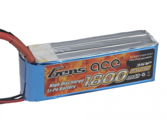 Аккумулятор Gens Ace Li-Po 11.1V 1800 mAh 3S1P 25C T-Dean