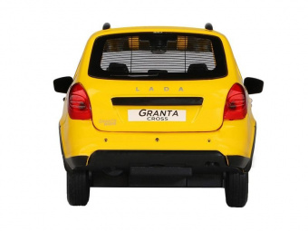 Машина ''АВТОПАНОРАМА'' Яндекс.Такси LADA GRANTA CROSS, желтый, 1/24, в/к 24,5*12,5*10,5 см