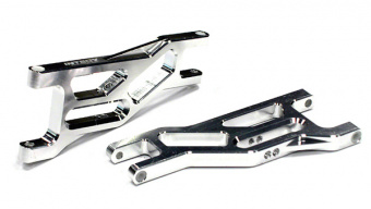 Рычаги нижние передние (серебро) для Traxxas 1/10 Slash 2WD