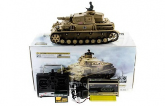 Радиоуправляемый танк Heng Long 1:16 DAK Pz. Kpfw.IV Ausf. F-1 2.4GHz