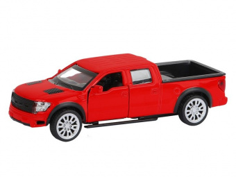 Машина АВТОПАНОРАМА Ford F-150 SVT Raptor-2, красный, 1/52, инерция, в/к 17,5*12,5*6,5 см