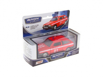 Машина Autotime ''LADA 2108'' пожарная охрана 1:36