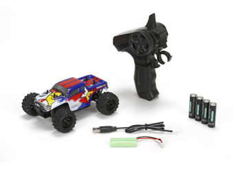 Трак 1/24 - Ruckus 4WD RTR (Красно-синий)