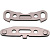 Распорки крепления осей задних рычагов АЛЮМ. (Titanium color) RC8 (2шт)