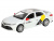 Машина АВТОПАНОРАМА Яндекс GO Toyota Camry, 1/43, белый, инерция, откр. двери, 17,5*12,5*6,5 см
