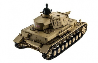 Радиоуправляемый танк Heng Long 1:16 DAK Pz. Kpfw.IV Ausf. F-1 2.4GHz