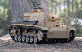 Радиоуправляемый танк Heng Long 1:16 Tauch Panzer III Ausf.H 2.4GHz