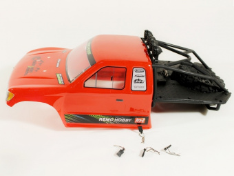 Р/У краулер Remo Hobby Trial Rigs Truck 4WD 2.4G 1/10 RTR (красный кузов) + NiMh и З/У