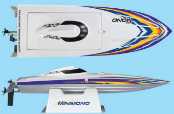 Катер радиоуправляемый Aquacraft Minimono EP Brushless 2.4 Ghz, электро, RTR