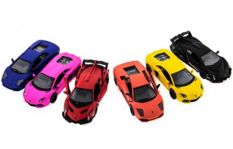 Машинка Kinsmart Matte Lamborghini 1:36 (инерция) б/к