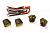Realistic Spot Light (4) Set w/ LED for 1/10 & 1/8 Scale